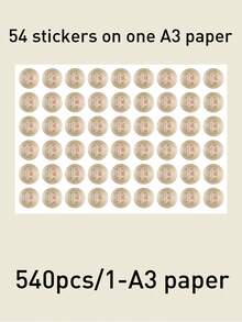 Custom Floral Round Stickers, Elegant Personalized Seal Labels For Wedding, Birthday, Gift Wrap And Party Favors, Vintage Customized Text Decor, Customizable Thank You Envelope Seals, Thanksgiving And Christmas Gift Packaging, Custom Stickers - Style a - View 8