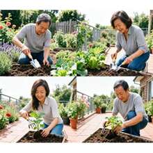 3pcs Multi-Function Gardening Tools, Plant Soil Loosening Shovel, Suitable For Planting Vegetables, Flowers, Potted Plants, Balcony Plant Care, Suitable For Yard And Garden Weeding, Christmas Outdoor Garden Decoration, Essential For Gardening Enthusiasts, - Multicolor - View 5
