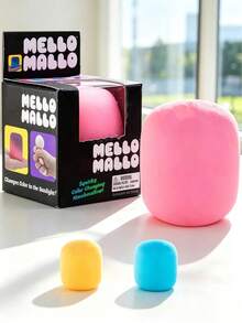 Mello Mallo Marshmallow Pengubah Warna UV, Bola Sensorik Berisi Tepung yang Berubah Warna karena Sinar Matahari UV, Mainan Gelisah - MultiWarna - View 1