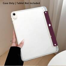 Heart Pattern Painted Effect Tablet Protective Case With Stand, Compatible With Honor 8/9/10/X8/X8A/X9/X8Pro/X9Pro, MatePad SE 11"/MatePad 11"/11.5", MatePad Pro, Apple 10th/11th Gen 2025 (A16), Galaxy Tab A7/A9 And Other Popular Models - Style 12 - View 4