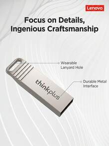 Lenovo ThinkPlus MU221 Series 8GB/16GB/32GB/64GB Portable SSD USB 2.0 Metal Durable Essential For Business Office And Study Data Storage - View 6