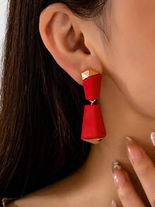 1 Pair Fashionable Personalized 3D Women's Earrings - 3D Earrings - View 12