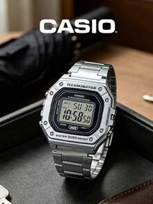 CASIO Multi-Function Waterproof Electronic Watch, Minimalist Commuter Versatile Student Wristwatch, Multi-Function Timer Casual Commuter Sports Watch - one-size - View 3