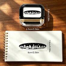 Self-Inking Roller Frame Stamp, Continuous Rolling Decorative Stamp, Vintage Pattern Stamp, Suitable For Diary, Scrapbooking, DIY Crafts - Planner Roller Series - View 14