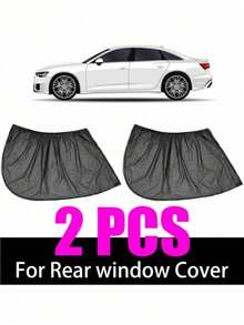 Universal Car Window Sunshade, Front And Rear Window Sunshade, UV Protection Sunshade, Mosquito-Proof Heat Insulation, UV Protection Glass Sunshade Mesh, Reflective Sunshade, Car Window Film - Multicolor - View 8
