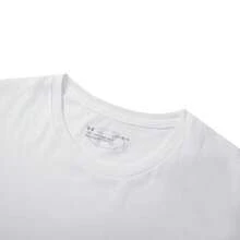 Under Armour Kaos Olahraga Lengan Panjang Pria Model Terbaru untuk Musim Panas, Bernapas, untuk Kebugaran dan Latihan, Longgar dan Kasual - Putih - View 6