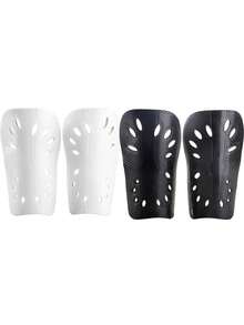 2 Pairs Kids Football Shin Guards, Youth Perforated Insertable Shin Pads, Professional Shin Protection Gear - Multicolor - View 11