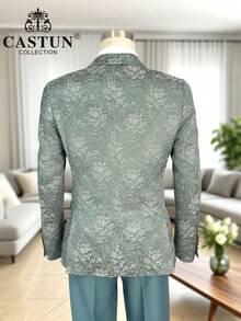 Traje de hombre - Traje verde claro - Ver 3