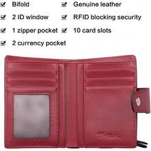 Women Wallet & Check Holder - 3-red Wine - View 2