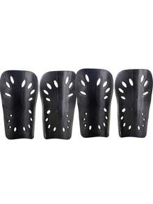 2 Pairs Kids Football Shin Guards, Youth Perforated Insertable Shin Pads, Professional Shin Protection Gear - Multicolor - View 13