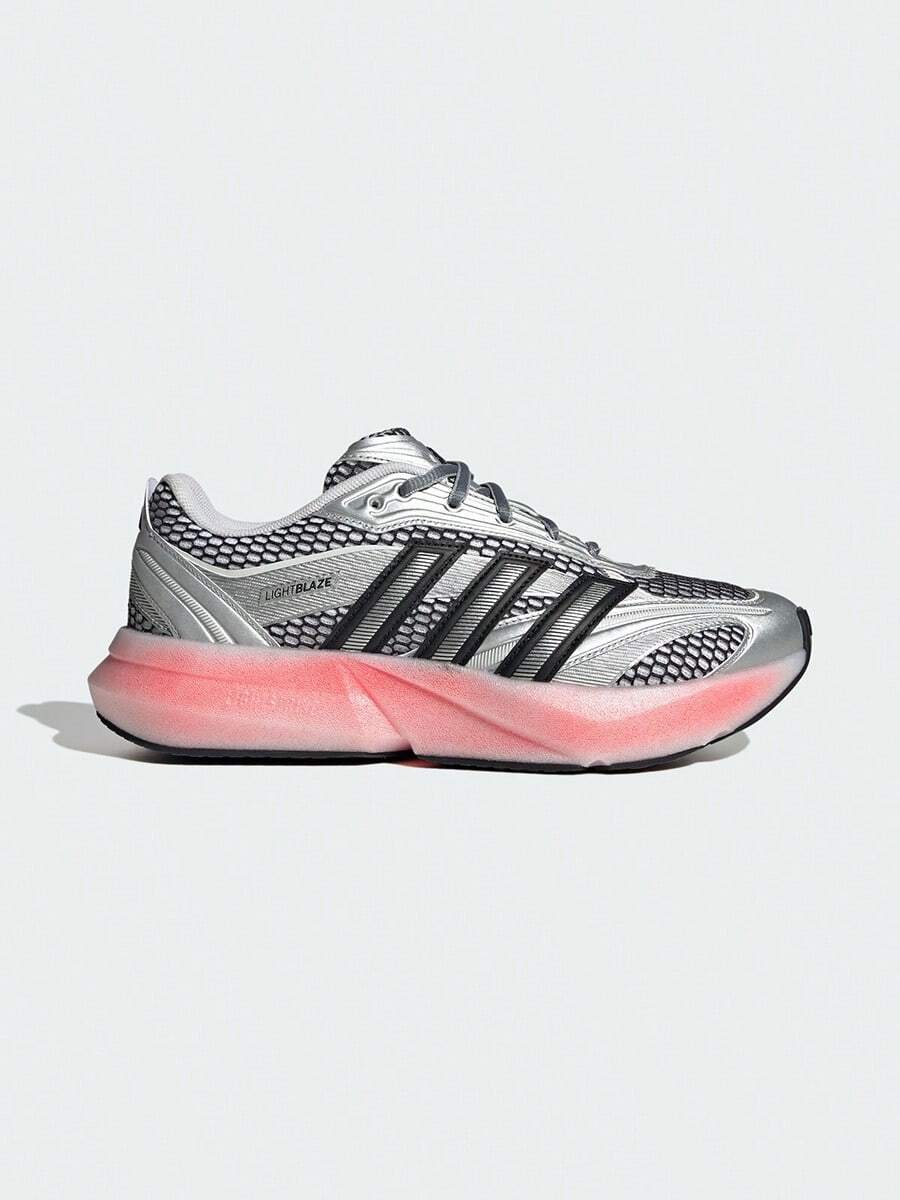 Adidas Women's Comfortable Mesh Sports Casual Running Shoes Thick Sole JR1799 Spring Autumn - White/Metallic Silver - View 1