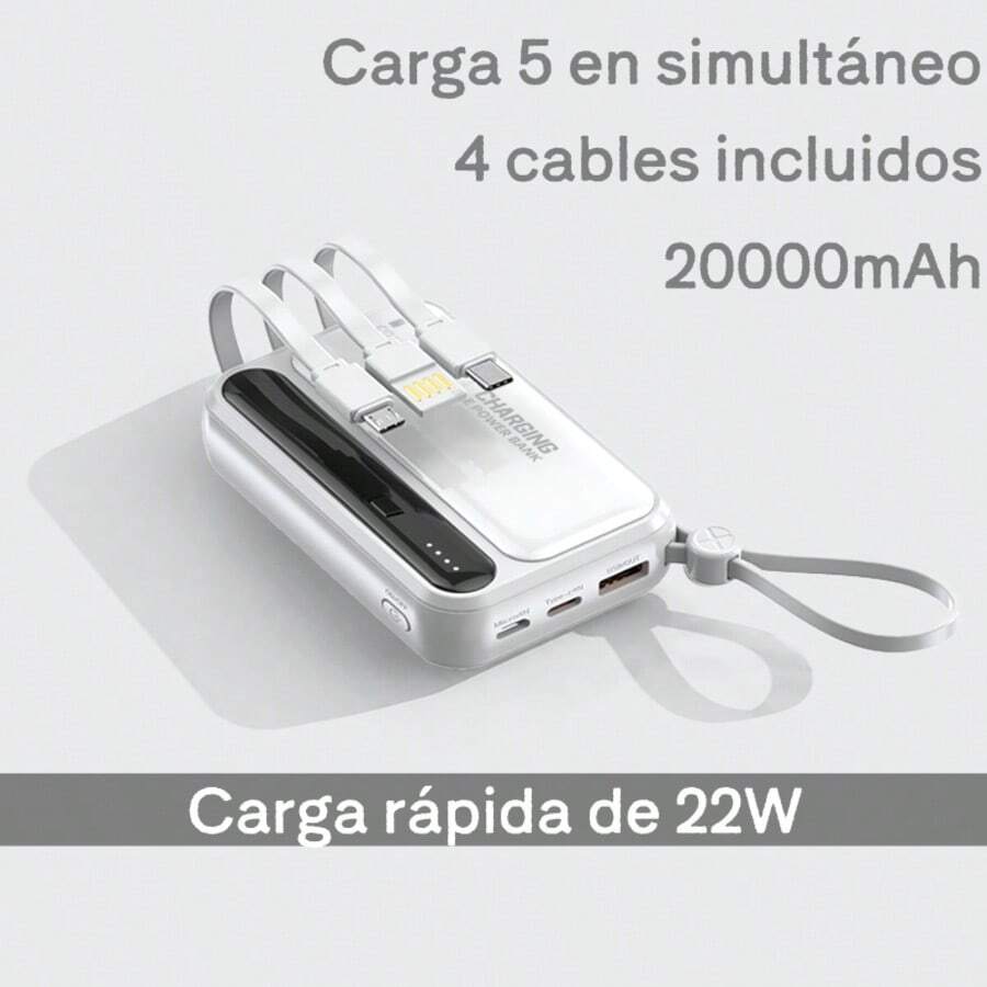 JIDITECH Power Bank - White - View 1