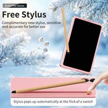 1pc Hadaasi Multi-Color Full Coverage Flip Protective Case, With Pop-Out Stylus Slot And Pop-Out Storage Compartment, Comes With Matching Stylus, Matte Fine Skin-Friendly Frosted Texture, Scratch-Resistant, Fingerprint-Resistant, Shock-Resistant, Compatible With Samsung Galaxy Z Fold 8/Z Fold 8 Ultra/Z Fold 7/Z Fold 6/Z Fold6-Slim/W25/Z Fold 5/Z Fold 4/Z Fold 3 And Compatible With IPhone Ultra - Multicolor - View 6