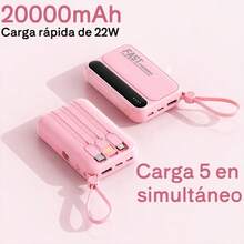 JIDITECH Power Bank - Rosa - View 1