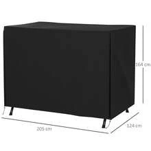 Furniture Set Covers - 黑色 + 聚酯纖維 - 查看 6