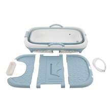 SENDERPICK Foldable Tub Large Portable Tub Freestanding Foldable Bathtub - 1PCS - View 3