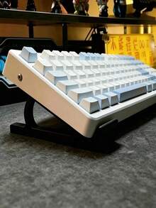 2pcs Keyboard Riser Stand, Non-Slip Universal Stand, Convenient For Office And Home Use, Suitable For Long-Term Computer Use, Computer Gaming Accessory, Ergonomic Keyboard Stand, Available In Multiple Colors, Suitable For Office And Gaming. - Multicolor - View 5