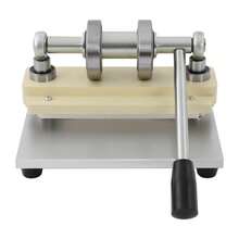HaroldDol Leather Cutting Machine, Embossing Plate Manual Die Cutter, Leather Embossing Machine, Dual Guide Shafts Die Cut Machine For Various Of Materials, 6.1in Max. Material Feed Width[Ideal Daily Accessory] - Default@YSVITX-000100 - View 6