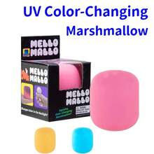 Mello Mallo Marshmallow Pengubah Warna UV, Bola Sensorik Berisi Tepung yang Berubah Warna karena Sinar Matahari UV, Mainan Gelisah - MultiWarna - View 2