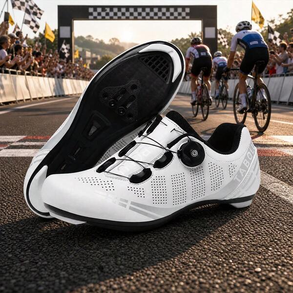 Zapatos profesionales de ciclismo de carretera para hombres, zapatillas deportivas para bicicleta de carreras para bicicleta de carretera, zapatos de ciclismo