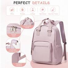 Large Capacity Student Backpack, Suitable For Middle And High School Students, Practical Travel Backpack, Portable Laptop Backpack That Can Hold A 15.6-Inch Laptop, Multi-Functional Backpack Suitable For Outdoor, Travel, Hiking - Multicolor - View 8