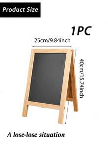 1 buah Papan Tulis Dua Sisi Ukuran 19*30cm/25*40cm, Cocok untuk Dekorasi Pernikahan, Pajangan Pesta Ulang Tahun, Dekorasi Rumah, Papan Nama Toko, dan Poster - papan gambar - View 13
