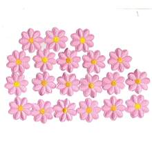 20pcs Small Flower Pattern Iron-On Embroidery Patches - Fun Design - Easy To Sew Or Iron, Durable Fabric Badges, Suitable For Personalized Jackets, Bags, DIY Crafts And More - Ironing Style - View 11