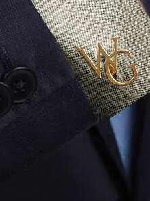1 Pair Customized Initial Letter Cufflinks, Suitable For Men's Suits, Shirts, Business Occasions - Silver - View 10