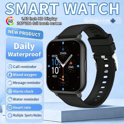 LIGE New Women's Smart Watch, Multi-Function, Waterproof 100+, Sports Modes, Call Reminder, Weather Forecast, Period Reminder, Sports Tracking, Colorful Strap, Women's Sports Watch, Women's Holiday Gift