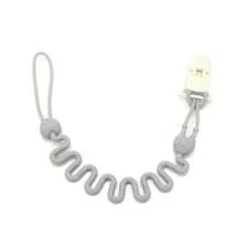 1pc Cute Caterpillar Shaped Silicone Pacifier Clip For Daily Use, Can Be Used As Stroller Decoration, Decorative And Practical, Suitable For Baby - Multicolor - View 20