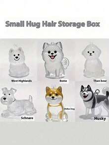 Pet Hair Memorial Keychain, Pet Breed Design - Transparent Pet Hair Storage Box, Can Be Used As Memorial Dog Breed Keychain, Multi-Functional Pet Memorial Pendant, Hair Memorial Storage Box, Pet Hair Preservation Memorial - Ideal Choice To Cherish Your Beloved Pet - Pet Accessories - Unique Personalized Pet Accessories - Multicolor - View 11