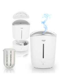 Adler Air Humidifier, Ultrasonic Humidifier, Cool Mist Humidifier, Aroma Diffuser - 5L Tank, Touch Panel, 4 Mist Levels, Quiet Under 38dB, Up To 50H Runtime, Descaling Filter Included - Mist - View 5