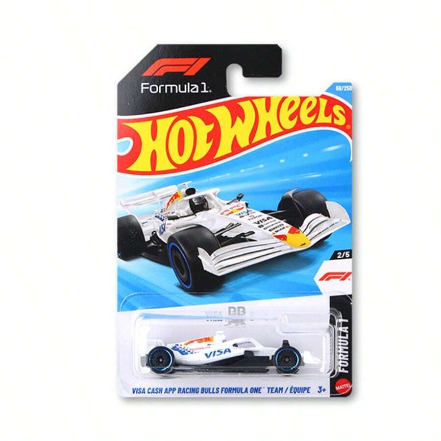 Mattel Hot Wheels Red Bull F1 Mobil Mainan Die-Cast Skala 1:64 untuk Dimainkan atau Dipajang C4982, Model Koleksi Kereta Api, Hadiah Musim Kembali ke Sekolah 1 buah - MultiWarna - View 1
