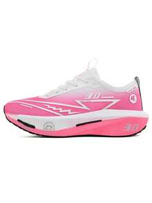 2026 New Gradient Racing Professional Running Shoes, Multi-Color Lightweight Breathable Upper, High-Elastic Cushioning Midsole, Anti-Slip Wear-Resistant Outsole, Unisex Couple Style Suitable For Long-Distance Training, Fitness Testing, Racing, Daily Jogging, Fitness, Campus Testing, Outdoor Road Running, Marathon Preparation, Commuting, Walking, All-Around Versatile Professional Sports Running Shoes - Pink - View 6