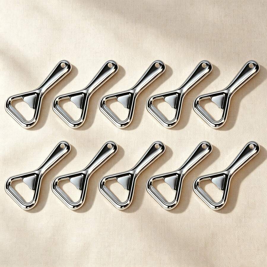 Pack Of 10 Metal Bottle Openers - View 1