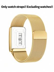 Magnetic Milanese Metal Band + Frame For 5.0 One/Peak/MG, Stainless Steel Adjustable Wristband, Charging Requires Detachment - Multicolor - View 9
