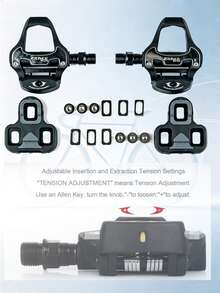 ZRACE PD-R1 Road Bike Clipless Pedals - Black - Black - View 4