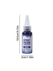 8 Colors 30ml Epoxy Resin Pigment, High Concentration Pigment, Suitable For Epoxy Resin And UV Resin, UV-Resistant Opaque Pigment, Can Create Cell Effect And Lace Texture, 3D Floral Resin Coasters, Jewelry Making And Handmade Crafts - A - View 2
