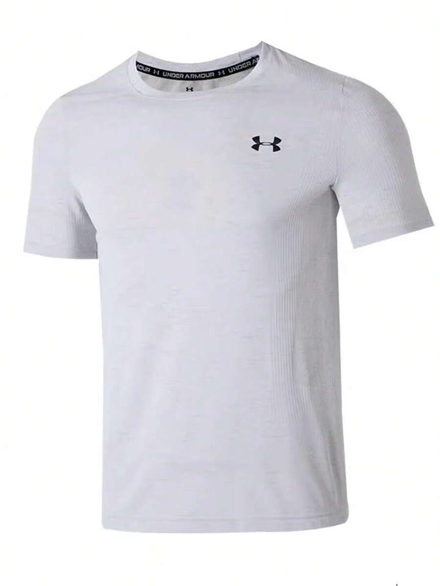 Under Armour Men's New Summer Comfortable Breathable Training Fitness T-Shirt - Grey - View 1