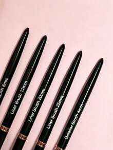 10/5/3/1pc Black Metal Rod Nail Art Liner Brush Random - Black - View 3