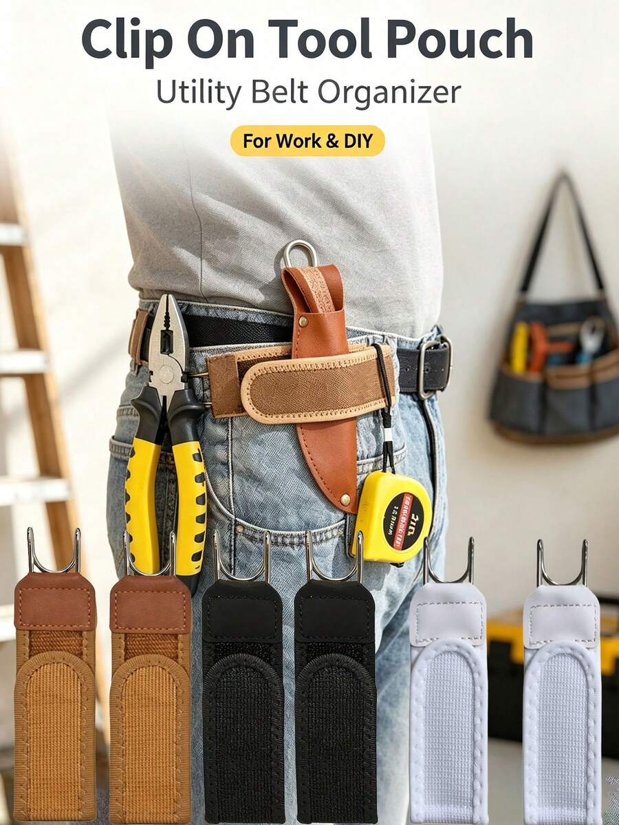 Tool Belt Clip Holder, Wear-Resistant Tool Hook, Portable Waist Tool Storage Hook, Suitable For Carpentry, Electrical Work, Construction Engineering