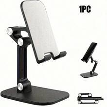 Adjustable Foldable Desktop Tablet & Phone Stand, Slouchy Bedside TV Viewing Bracket, Portable Universal Support Stand, Suitable For Outdoor Live Streaming - A - View 14