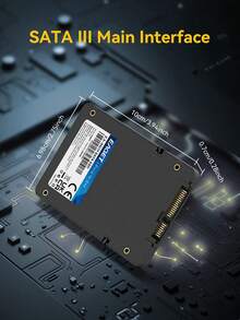 EAGET 256GB 2.5-Inch SATA III SSD Solid State Drive, 550MB/S Read Speed, Low Power High Performance, Suitable For Desktop, Laptop, All-In-One PC Internal SSD - View 5