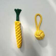 Cute Carrot Dog Chew Toy, Durable Interactive Training Rope Toy, Suitable For Small And Medium Dogs Chewing And Interaction. Multi-Functional Dental Rope, Indoor And Outdoor Training And Teeth Cleaning, Designed For Strong Chewers, Suitable For All Dog Breeds (Puppies And Adult Dogs) - Multicolor - View 14