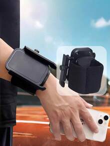 Two-In-One Multi-Functional Phone Holder - 360-Degree Rotation - Suitable For Wrist And Arm Use. A Handheld Anti-Drop Support For Outdoor Walking Broadcasts, Suitable For Outdoor Sports, Running, Cycling, Chauffeur Services And Navigation. - Multicolor - View 6