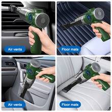 SMEGGEMS FRESHJUICE Wireless Handheld Vacuum Cleaner, 2-In-1 Blow & Suction Function, Type-C Charging, HEPA Washable Filter, Suitable For Car/Home/Office/Pet Hair, Lithium-Ion Battery, 2000mAh - Cordless - View 5