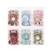 Vintage Style Handmade Ribbon Bows/Badges Material, Suitable For DIY Scrapbooking, Ita Bag Decoration, Collage And Sticker Art - A - View 5