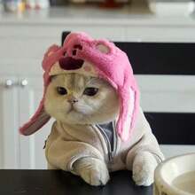 Cute Pet Headwear Cat Dog Hat Small Pet Photo Prop Interactive Play Daily Wear Accessory - Multicolor - View 13