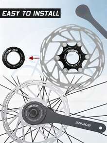 ZRACE Z1 Floating Disc Brake Rotor - High Heat Dissipation Bicycle Brake Disc 140/160/180/203mm Suitable For Mountain Bikes And Road Bikes - Silver - View 5