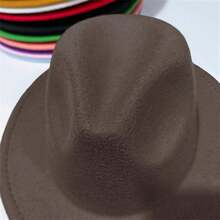 New Unique Burnt Brown Soft Wool Adult Hat, Zombie Nightmare Hat, Horror Killer Cosplay Halloween Accessory - Coffee Brown - View 7